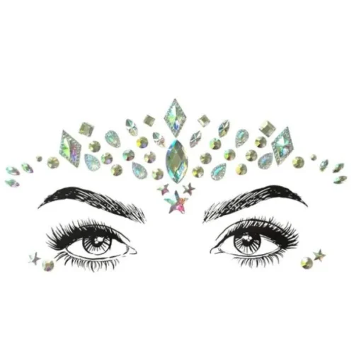 Glitzer Make-Up Sticker Nisha