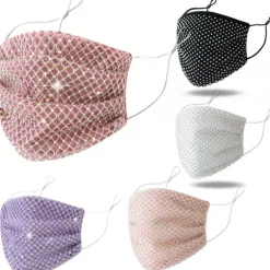 Glitzer Maske Holly Stars