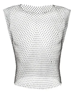 Glitzer Netz Herren Top Dan