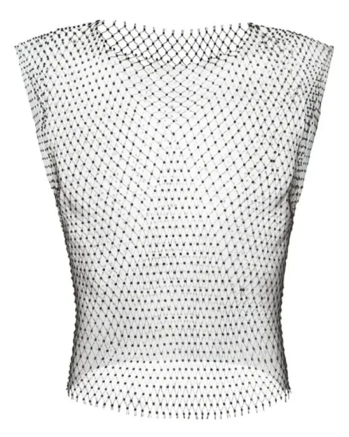 Glitzer Netz Herren Top Dan
