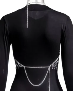 Glitzer Netz Top Gigi