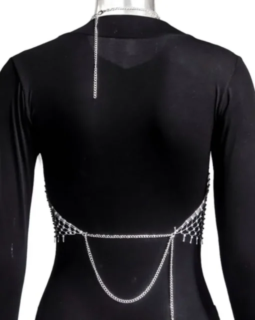 Glitzer Netz Top Gigi