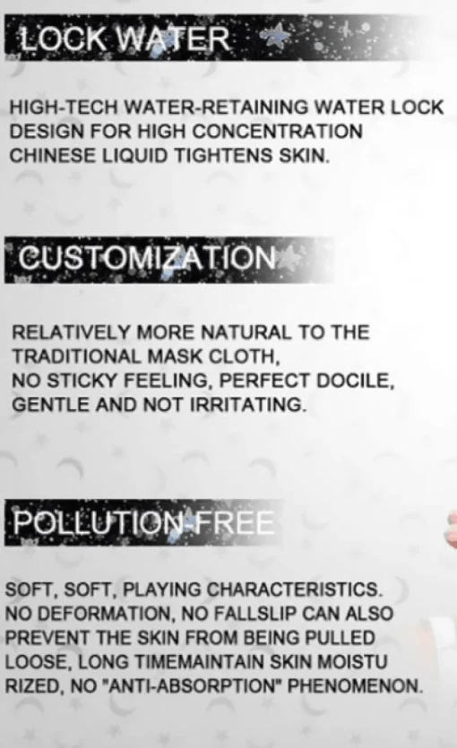 Glitzer STARS Peel Off Mask