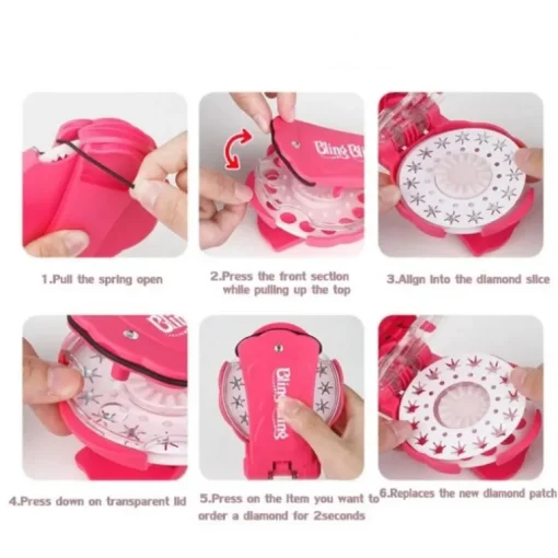 Glitzer Steine Maschine | Bling Bling Gem Stamp
