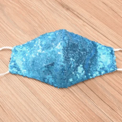 Glitzer Stoffmaske Mermaid