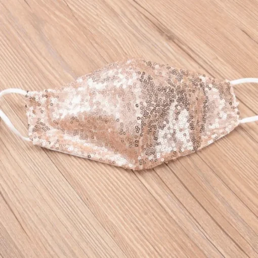 Glitzer Stoffmaske Mermaid
