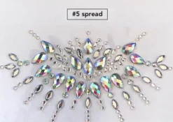 Glitzersteine Brust - Dekolleté Shiny