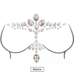 Glitzersteine Brust The Sparkle Collection