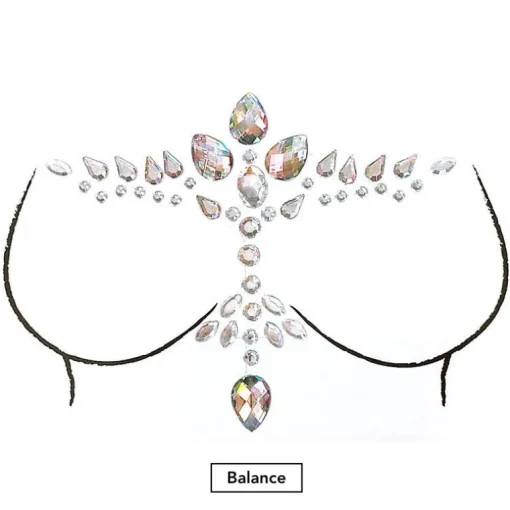 Glitzersteine Brust The Sparkle Collection