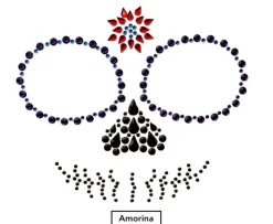 Glitzersteine Spooky