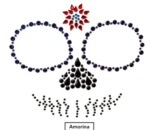 Glitzersteine Spooky