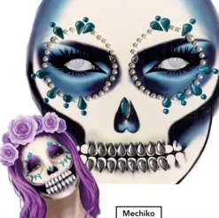 Glitzersteine Spooky