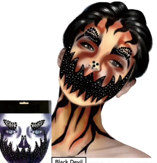 Glitzersteine Spooky