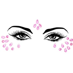 Glitzersteine zum Aufkleben Daisy