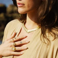 Goddess Choker Gold