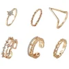 Gold Ring Set Flecha Dorada