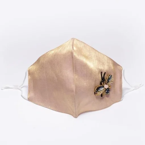 Goldene Designer Maske Shiny Bee