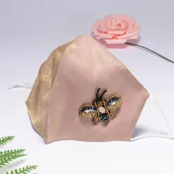 Goldene Designer Maske Shiny Bee