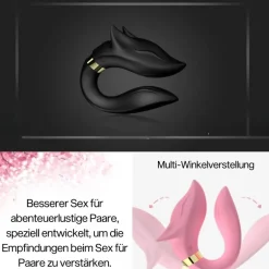 G-Punkt Dual U-förmiger Vibrator Foxy
