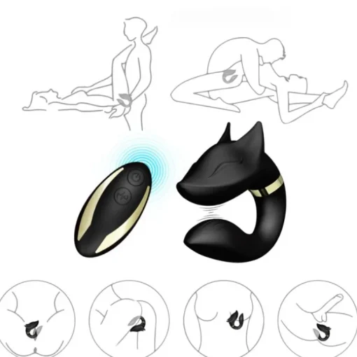 G-Punkt Dual U-förmiger Vibrator Foxy