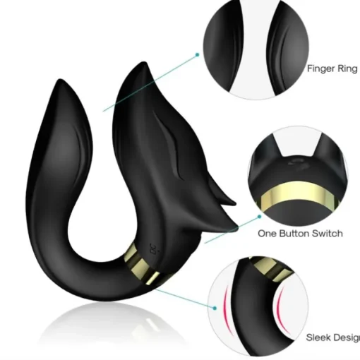 G-Punkt Dual U-förmiger Vibrator Foxy