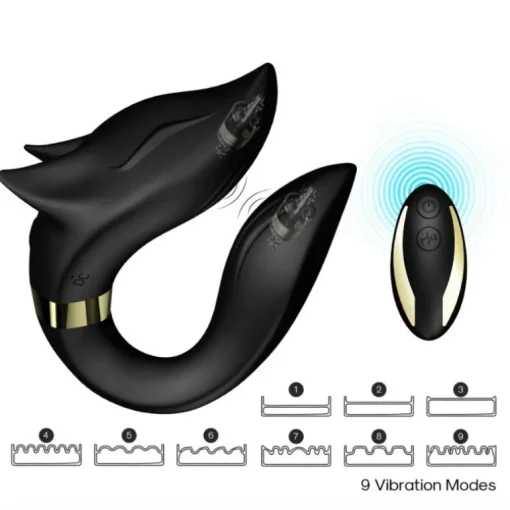 G-Punkt Dual U-förmiger Vibrator Foxy