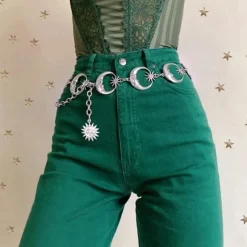 Gürtel Bauchkette Moon & Star