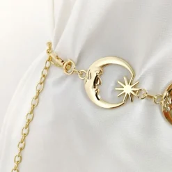 Gürtel Bauchkette Moon & Star