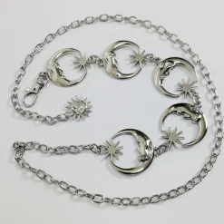 Gürtel Bauchkette Moon & Star
