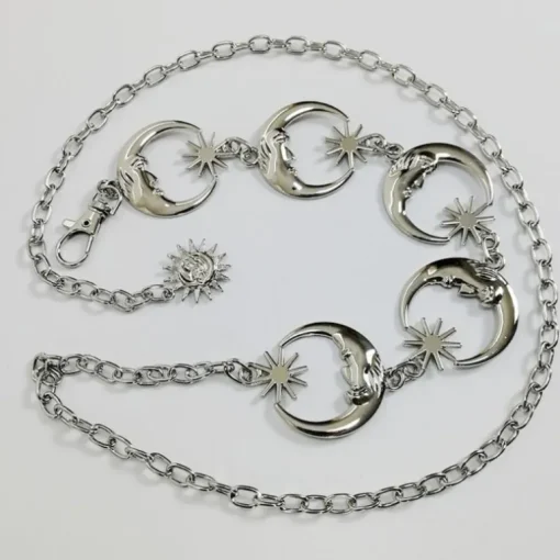 Gürtel Bauchkette Moon & Star