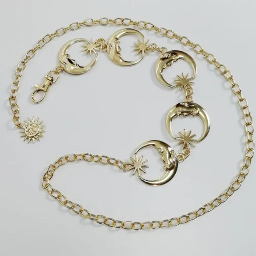 Gürtel Bauchkette Moon & Star