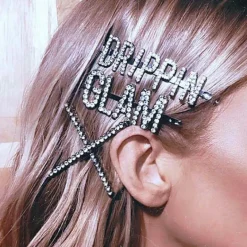 Haarklammer Glitzer Vibes