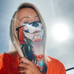 Hals-Mundschutz "Dia de los muertos"
