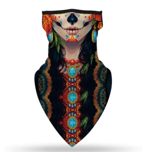 Hals-Mundschutz "Dia de los muertos"