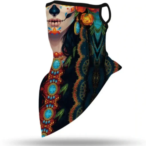 Hals-Mundschutz "Dia de los muertos"