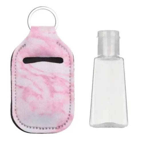 Hand Desinfektionsmittel Anhänger Batik