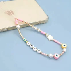 Handykette Love Rosa Star