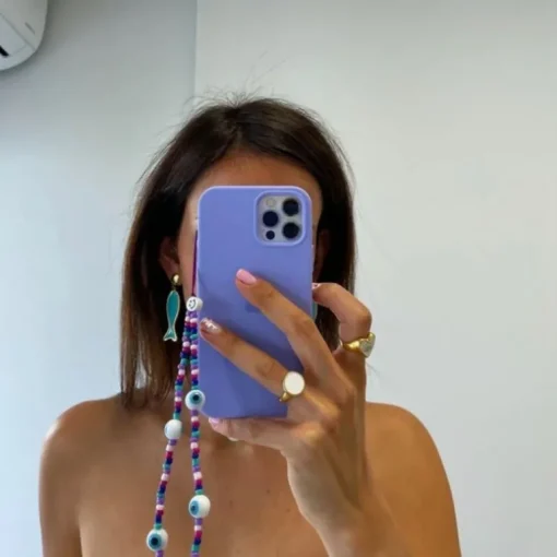 Handykette Purple & Eyes