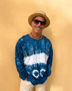 Herren Batik Boho Shirt Ilian