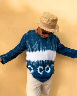 Herren Batik Boho Shirt Ilian