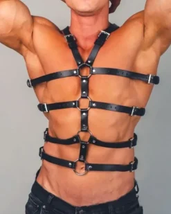 Herren Harness Körpergeschirr AlphaStrap