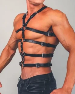 Herren Harness Körpergeschirr AlphaStrap