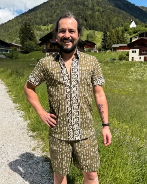 Herren Hemd Mystic Fish