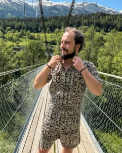 Herren Hemd Sacred Geometry