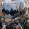 Herren Hoodie Landscape
