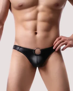 Herren Kunstleder String Tanga Jasper