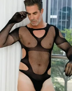 Herren Mesh Cut-Out Body Haris