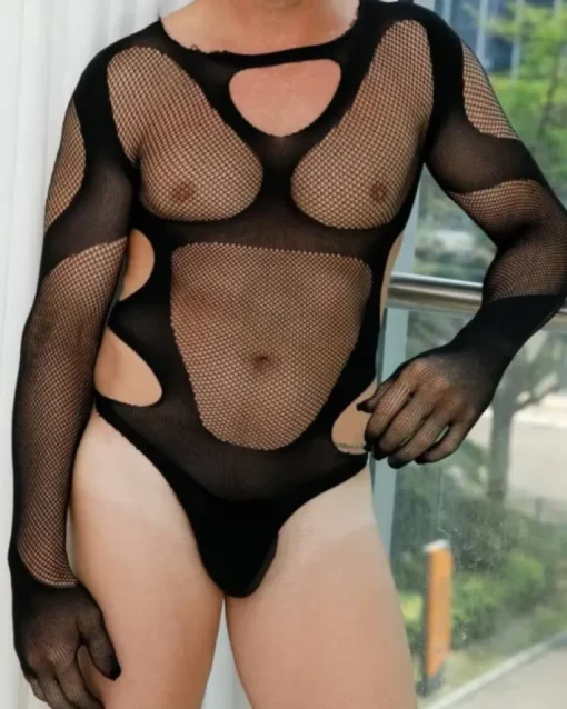Herren Mesh Cut-Out Body Haris