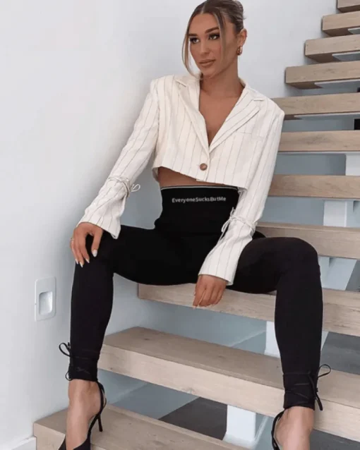 High-Waist Leggings "Everyone Sucks But Me"