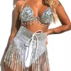 High-Waisted Glitzer Rock Shiny